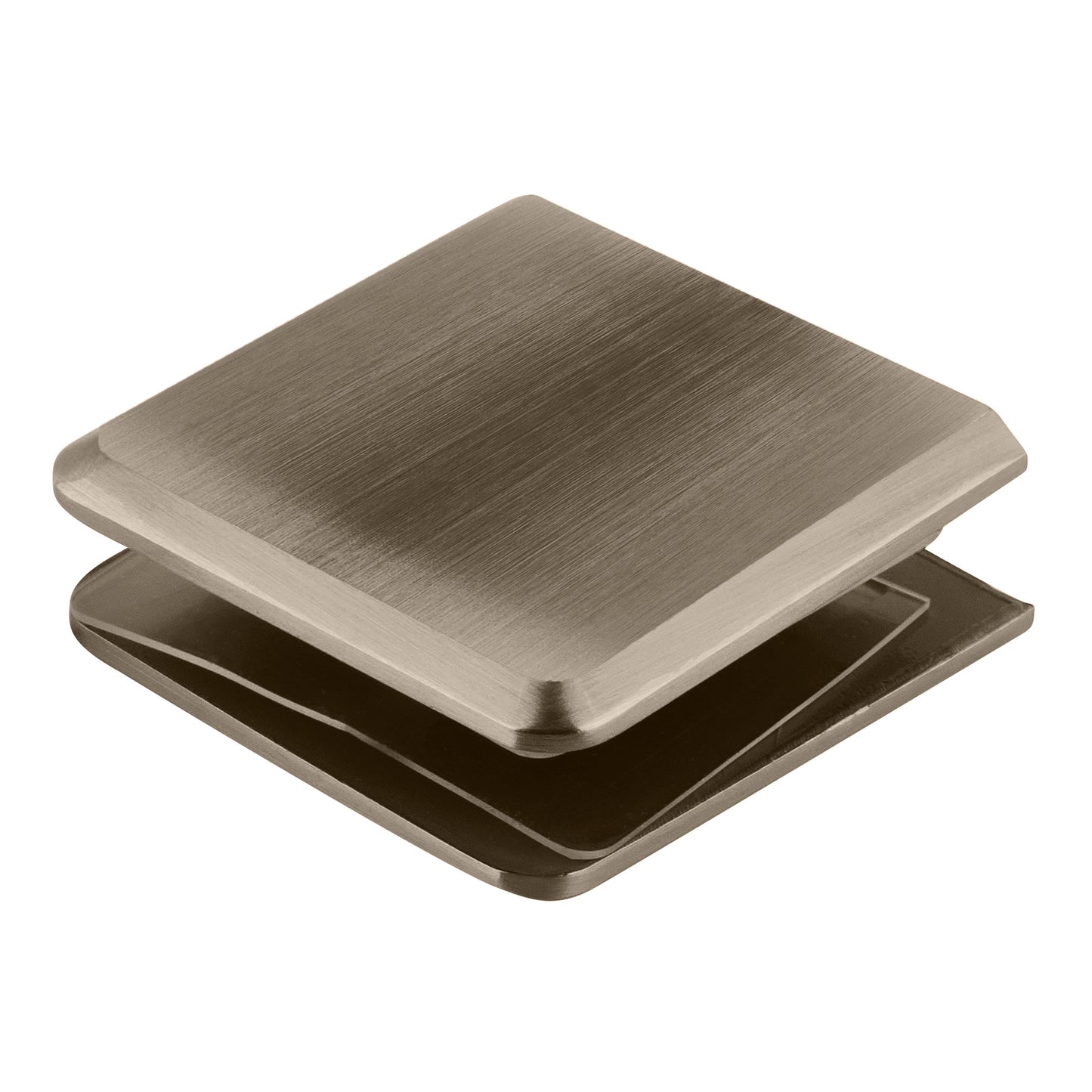 No Fabrication Fixed Panel Glass Clamp for 3/8" Thick Glass & Shower Panels