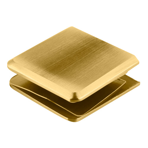 No Fabrication Fixed Panel Glass Clamp for 3/8" Thick Glass & Shower Panels