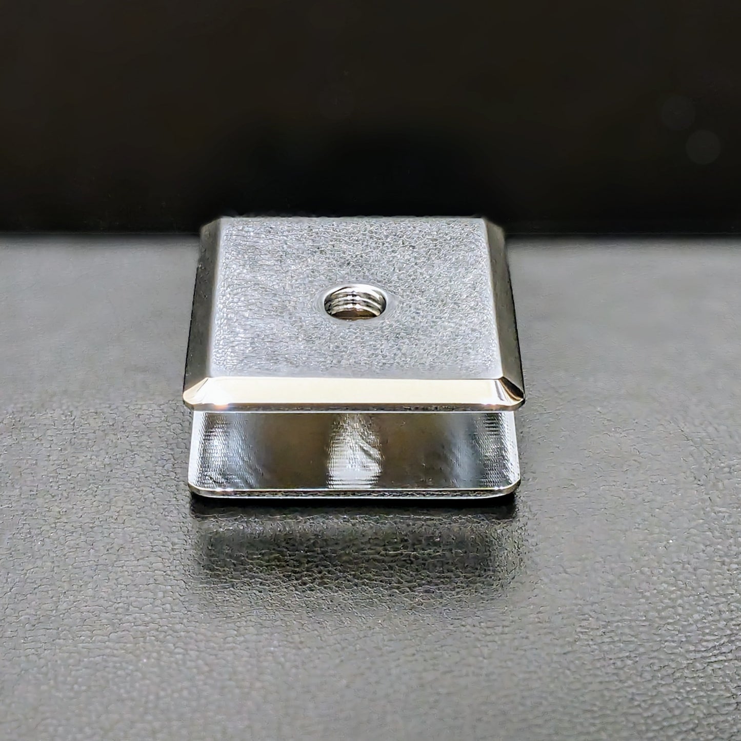 No Fabrication Fixed Panel Glass Clamp for 3/8" Thick Glass & Shower Panels