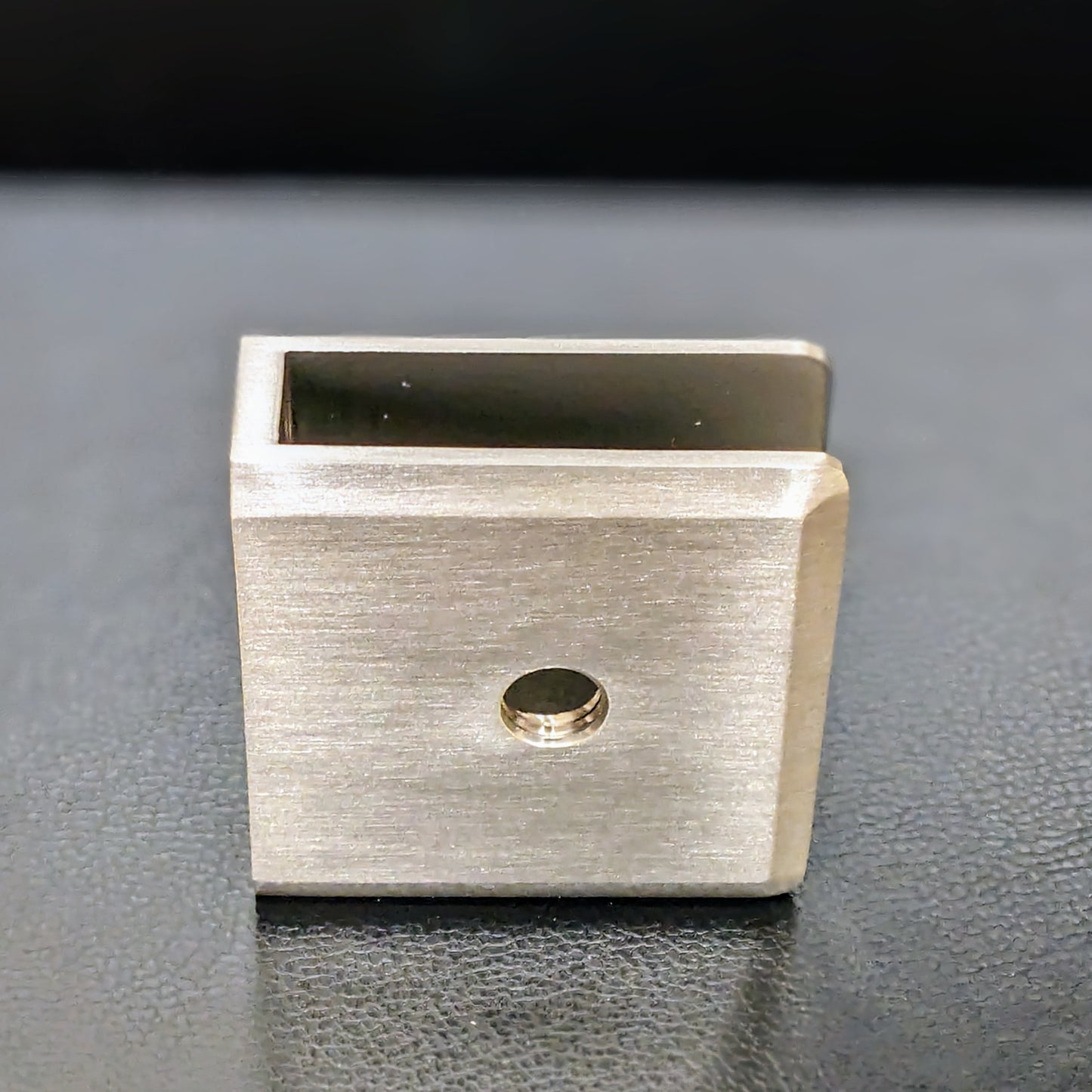 No Fabrication Fixed Panel Glass Clamp for 3/8" Thick Glass & Shower Panels