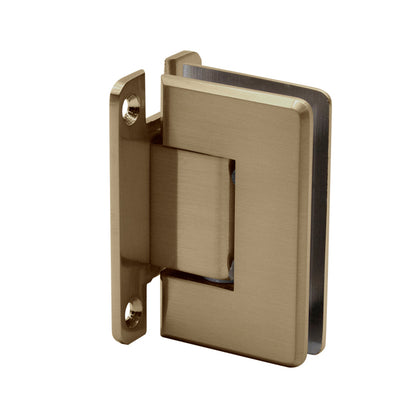P1N037 Standard Wall Mount Hinge - Full Back Plate - Matte Black