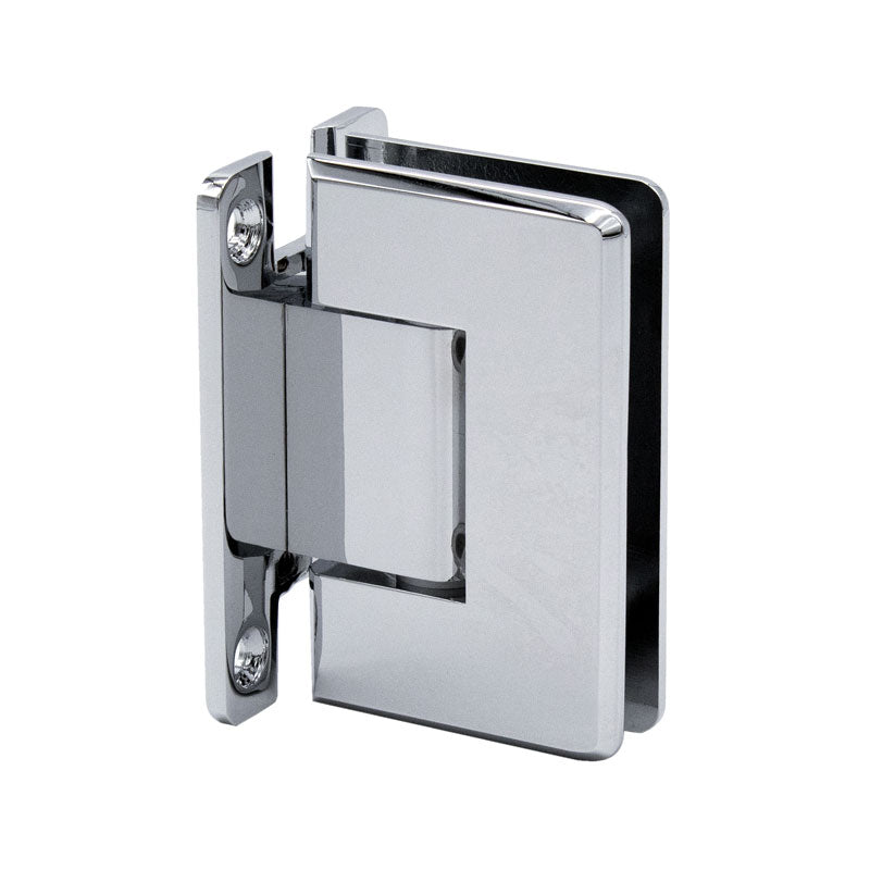 P1N037 Standard Wall Mount Hinge - Full Back Plate - Matte Black