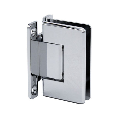 P1N037 Standard Wall Mount Hinge - Full Back Plate - Matte Black