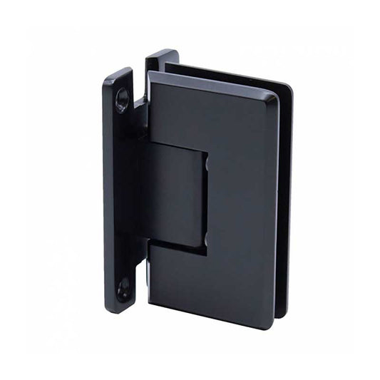 P1N037 Standard Wall Mount Hinge - Full Back Plate - Matte Black