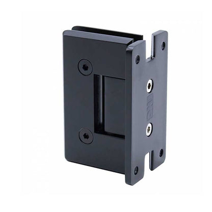 P1N037 Standard Wall Mount Hinge - Full Back Plate - Matte Black